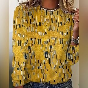 BRAND NEW KLIMPT’S “THE KISS” LONG SLEEVE TOP